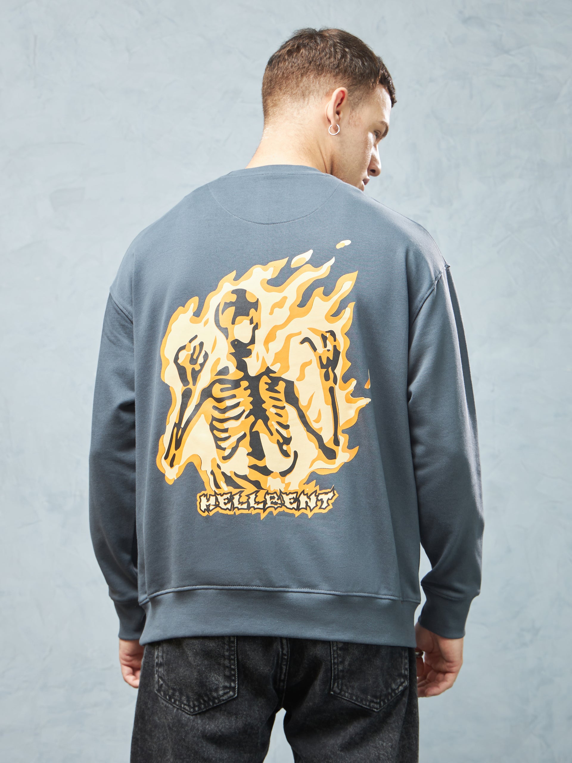 Cool Grey Hell Bent Sweatshirt