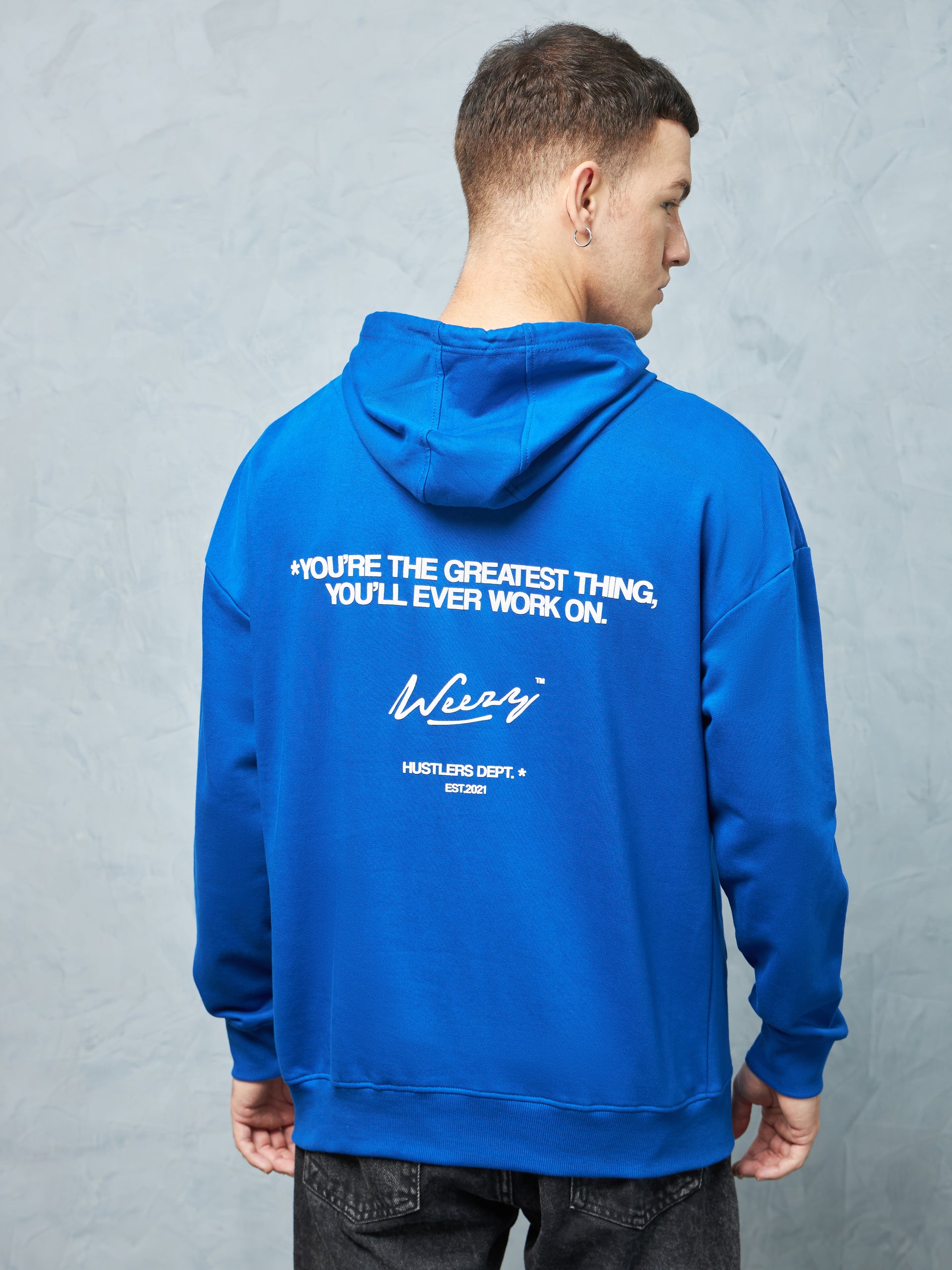 Royal Blue Hustlers Dept Hoodie