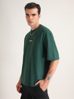 Emerald Green Adversity Angel Oversized T-Shirt Side view | Weezy