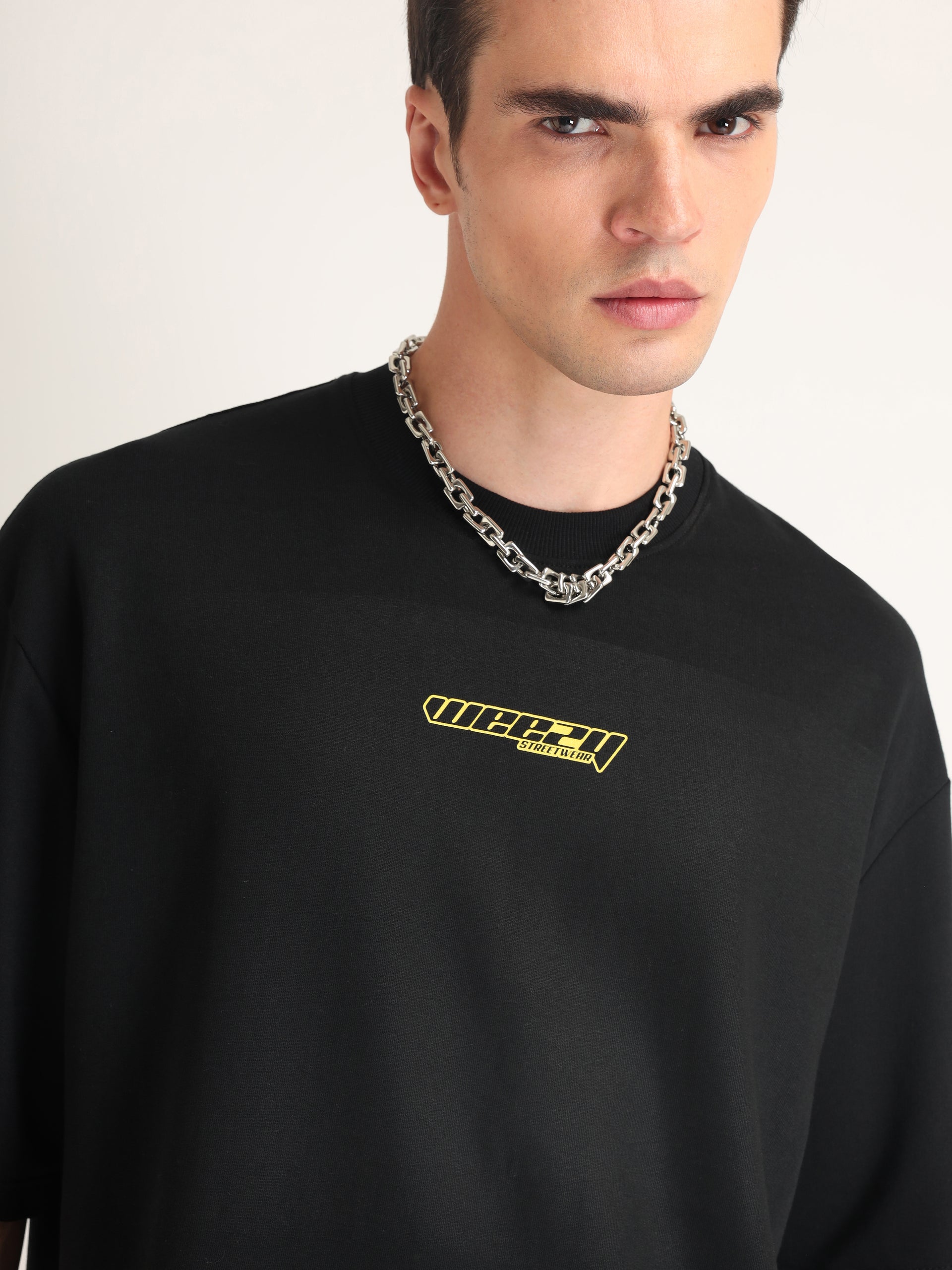 Jet Black Love Finds You Oversized T-Shirt