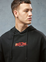 Machina Jet Black Hoodie Back view | Weezy