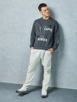 Cool Grey Senses Sweatshirt Detail view | Weezy