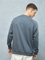Cool Grey Without Warning Sweatshirt Side view | Weezy