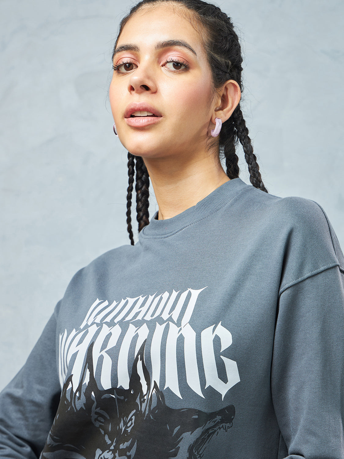 Cool Grey Without Warning Sweatshirt